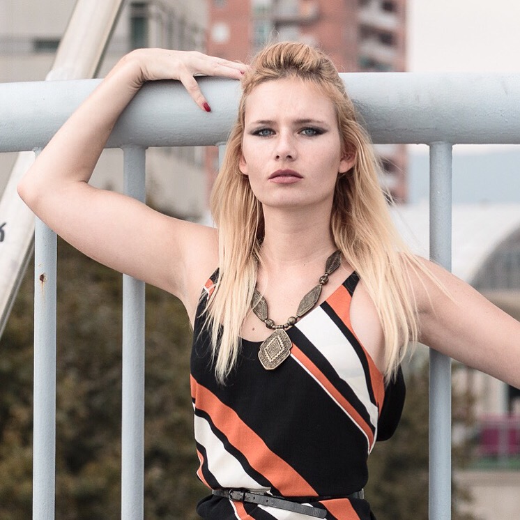 Model Miriam Ernst Be Sparkling Fashionblog Fashion Outfit Ootd Ootw Blond Topshop Orange 5 