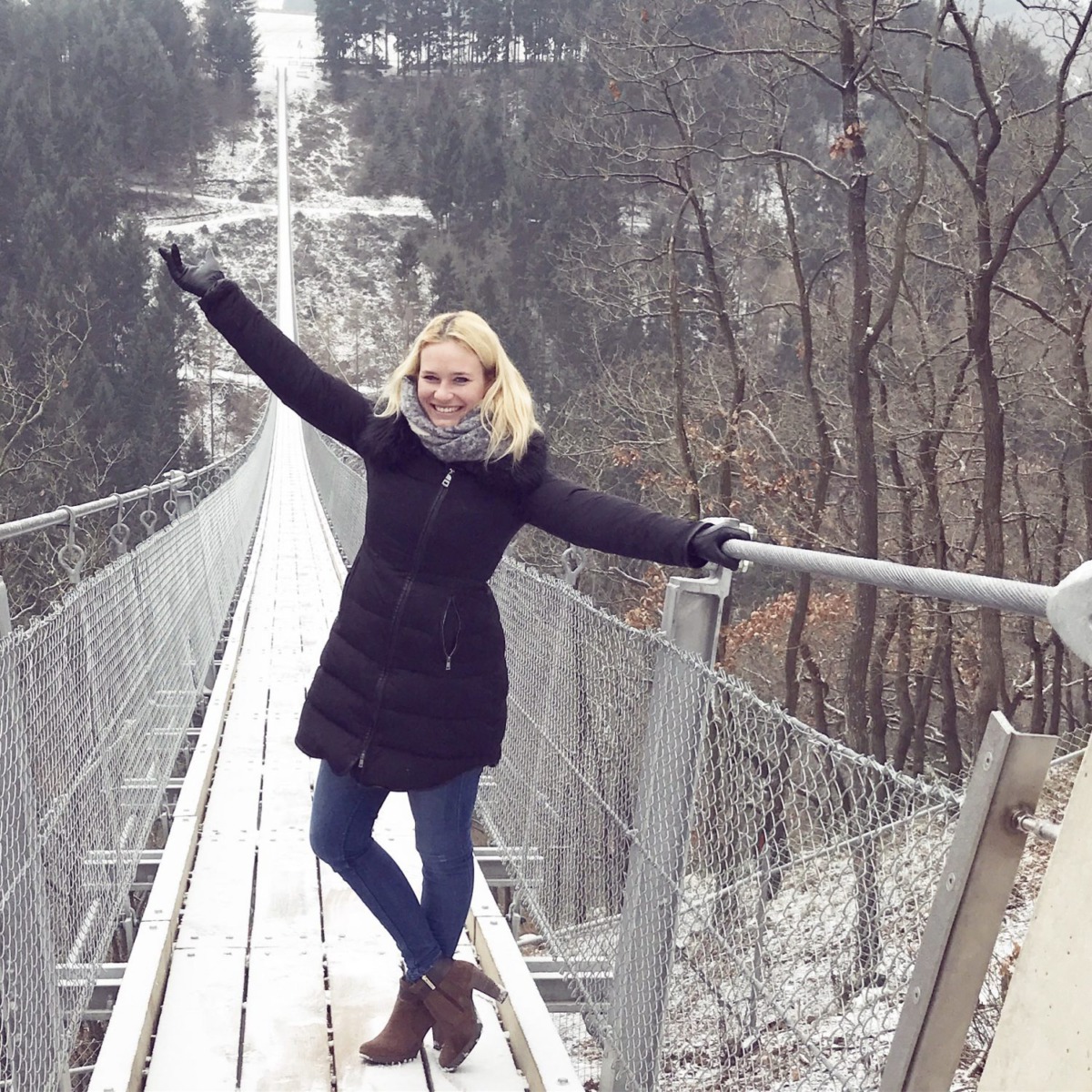 Passing Germany's longest Suspension Bridge: Geierlay - Be-sparkling